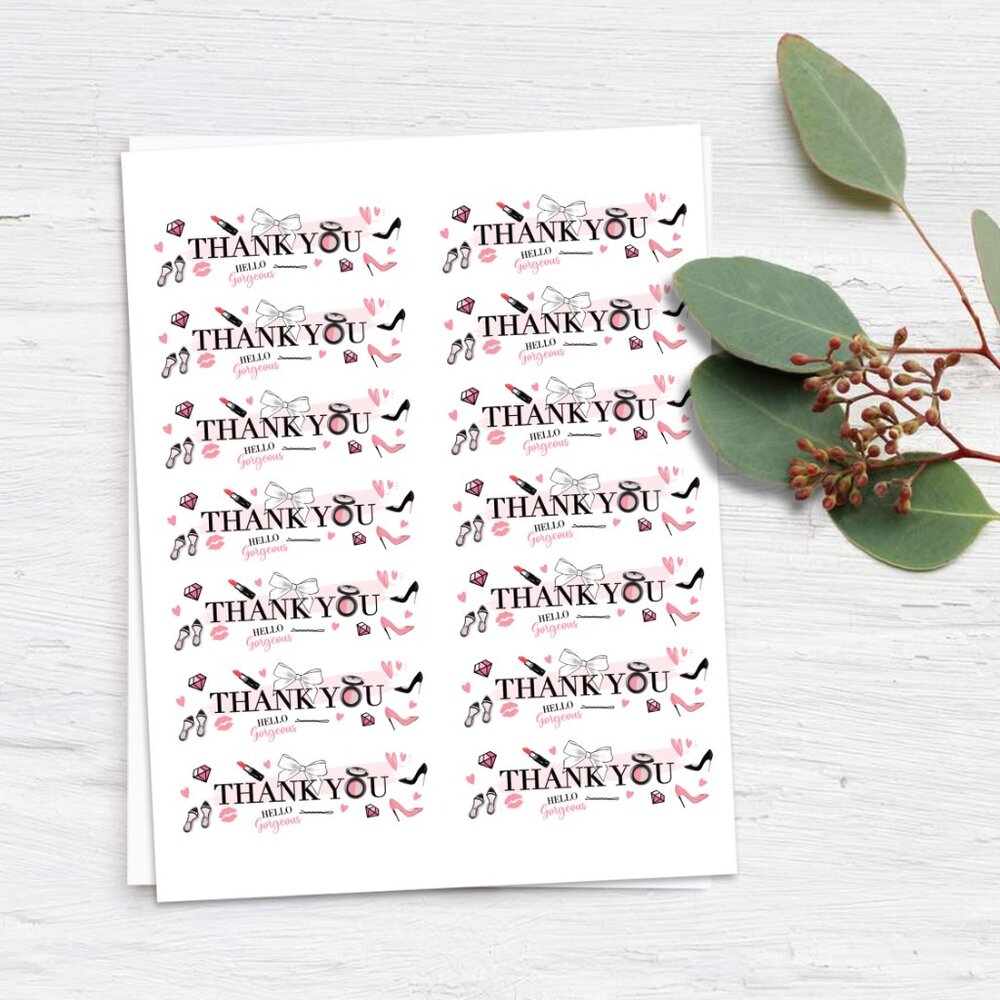 Thank You Fashion Sticker Labels – (48 ct) - Picture 2 of 5